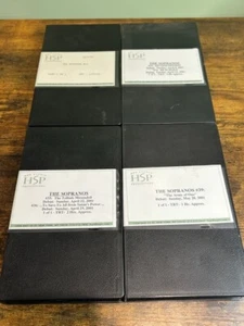 The Sopranos Studio/Screener Lot VHS Eps 13 33-36 39 HBO Home Studio RARE - Picture 1 of 5