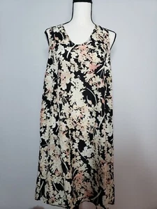 Vestido Floral Multicolor New York & Company Ligero Talla Grande Sin Mangas - Imagen 1 de 7