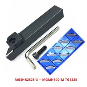 1P MGEHR2525-3 Werkzeughalter + 10P MGMN300-M TG1225 CNC Hartmetall-Einsatz für P.M.K - Bild 1 von 6