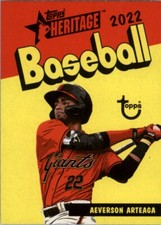 2022 Topps Heritage Minor League 1973 Pack Cover - Complete Your Set - You Pick