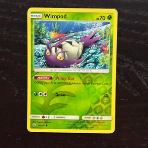 Wimpod 16/147 Pokemon Burning Shadows Sun & Moon Reverse Holo Common Card NM - Picture 1 of 2