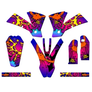 2003-2004 SX ZANY Pink Senge Graphics Kit Compatible with KTM - Picture 1 of 10