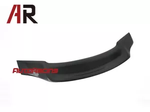 R Type Carbon Fiber Trunk Spoiler 2012-2015 Benz C204 C250 C350 C63 Coupe CF - Picture 1 of 2