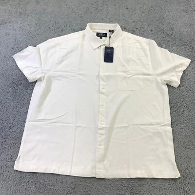 Nueva Camisa Nat Nast Para Hombres Extra Grande Bolsillo Abotonado Tela Habana Campamento Hawaiano Foto 1 de 4