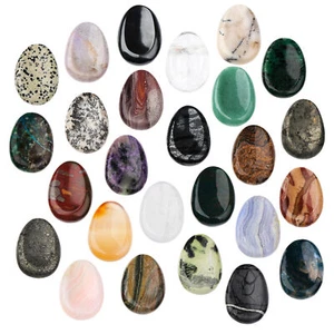 Daumenstein Edelstein 5x3,5cm Heilstein Handschmeichler bequem Energiebalance - Bild 1 von 37