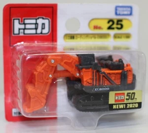 Excavadora de carga de maquinaria de construcción Tomica No.25 Hitachi EX8000-7 (blister) - Imagen 1 de 5