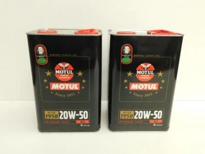 7,50€/l Motul Classic Motor Oil SAE 20W50 2 x 5 l mineralisches Oldtimer Motoröl - Bild 1 von 1