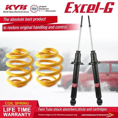 Rear KYB EXCEL-G Shock Absorbers Lowered King Springs for MITSUBISHI Magna TF TH - image 1 of 4