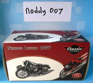 Atlas Classic Motorbikes -Nimbus Luxus. 1937. Boxed. 1 :24 scale. - Picture 1 of 1