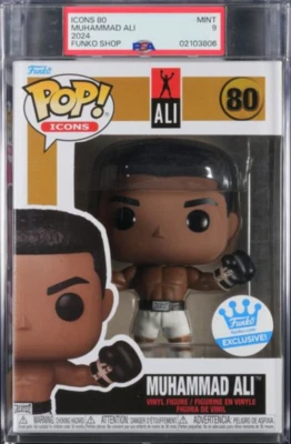 Muhammad Ali "Arms Raised" Boxing Icons 80 Funko Pop! Exclusive PSA 9 MINT - Image 1 of 3