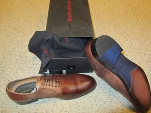 Herren Blake McAy T 14 Oxfords Leder Brandy braun Kleid Schuh $ 225 Größe 12 Neu im Karton - Bild 1 von 5