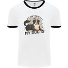 Life Isnt Perfect But My Dog is Mens Ringer T-Shirt