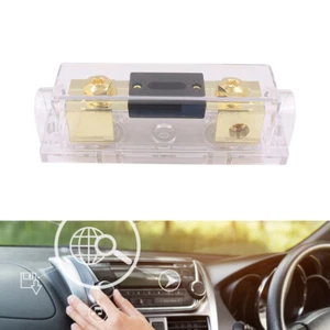 60-300A ANL Sicherungshalter Gold 0/4 AWG Stärke Inline In Out Auto Audio Power Fuse - Bild 1 von 15