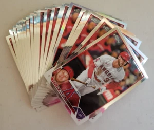 LOTTO 20 CARTE Topps Chrome Baseball 2023 - 94 Taylor Ward, Los Angeles Angels - Foto 1 di 3
