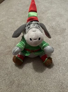 2006 Eeyore Plush Happy Holidays Walt Disney World Elf 2006 Disney Pin on Foot - Picture 1 of 5