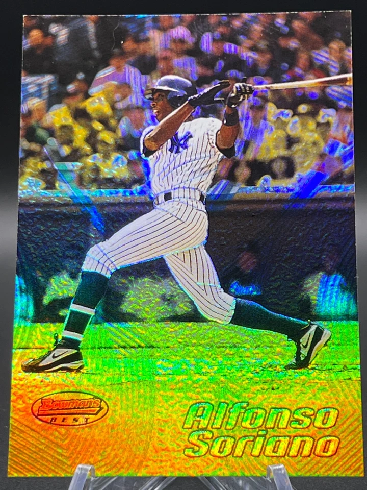 2002 Bowman's Best - Gold #12 Alfanso Soriano - Image 1 of 3