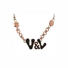 Modeschmuck Damen Halskette Mit Anhänger V&L VJ0265CO