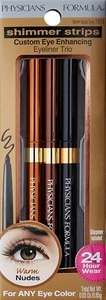 Physicians Formula Shimmer Strips Custom Eye Enhancing Eyeliner Trio, Warm Nude, - Picture 1 of 7