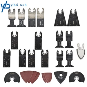 Kit de accesorios de herramientas oscilantes de 40 piezas cuchillas de sierra multiherramienta universales de metal madera - Imagen 1 de 10