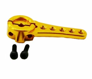 Alloy Half Servo Arm 46mm Long 25T Steering Servo Horn Arm For 1/8 1/10 Rc Car - Picture 1 of 13