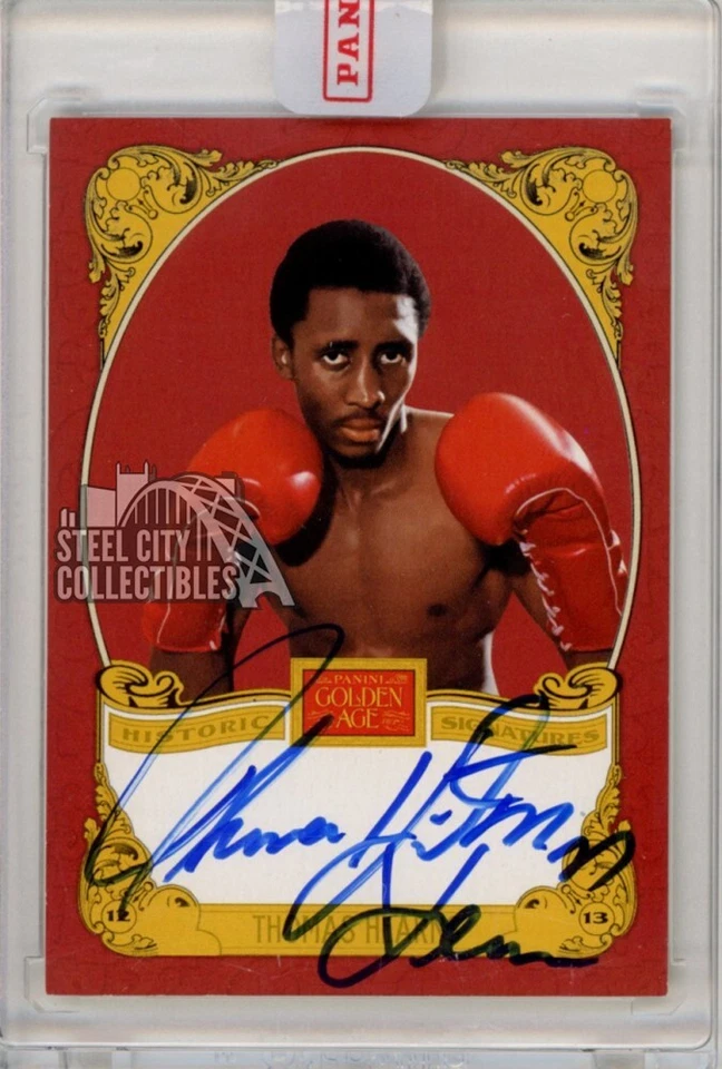 Thomas Hearns 2013 Panini Golden Age Autograph Card #TH - Image 1 of 2