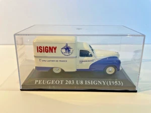 Voiture Miniature Ixo Altaya Peugeot 203 Van U8 Isigny 1953 1/43 - Imagen 1 de 5