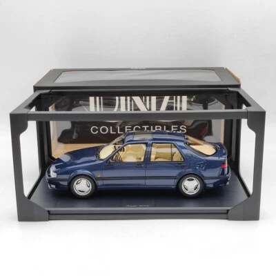DNA Collectibles 1/18 Saab 9000 Aero CS 1985 DNA000139 Resin Model Limited Blue - Immagine 1 di 4