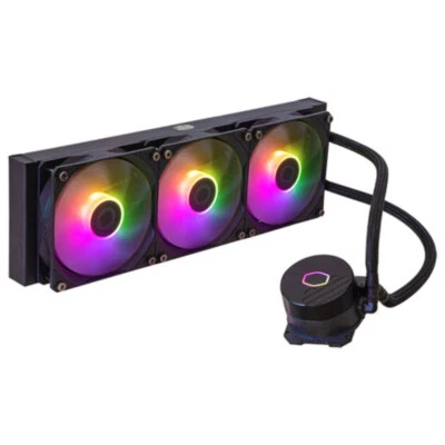 Cooler Master MasterLiquid 360L Core ARGB Intel/AMD CPU Liquid Cooler - Black - Image 1 of 4
