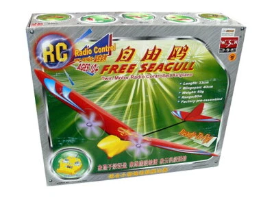 WSN 06108 Model Aircraft Free Seagull Twin Motor Radio Controlled Airplane EA530 - Image 1 of 2