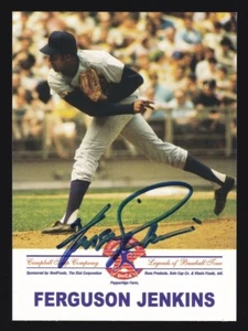 1999 Campbell's Soup Ferguson Jenkins Auto Legends of Baseball Tour Autographs - Picture 1 of 4