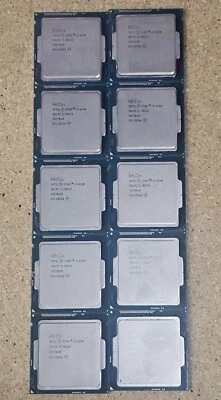 Lot of 10 (UNTESTED) Intel Core i3-4360 CPUs - Image 1 of 2