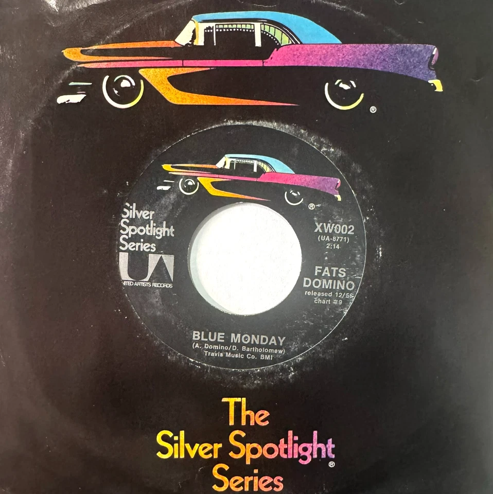 FATS DOMINO * 45 * Blue Monday / I'm Gonna Be A Wheel  * LOOKS UNPLAYED N/M * RI - Image 1 of 1