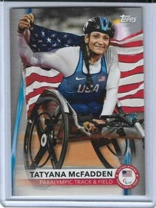 Tarjeta de plata rara 2020 Topps Olympics Tatyana MCFADDEN #54 ~ PISTA DE EE. UU. 2021 ~ CANTIDAD - Imagen 1 de 2