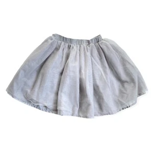 OLD NAVY Girls Size 2T Toddler  Tutu Skirt Ballet Silver Sparkle Tulle Ballerina - Picture 1 of 6