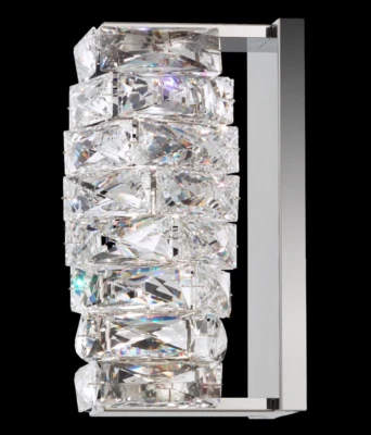 Arandela de parede Schonbek Glissando STW110N-SS1S cristal Swarovski varejo $2.425 - Imagem 1 de 4