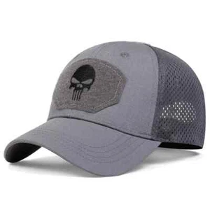 GREY PUNISHER OPERATORS TACTICAL HAT. ADJUSTABLE STRAP. NEW IN BAG. - Picture 1 of 7