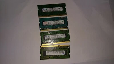 4GB (4x1GB)  2Rx16 PC3-8500S  Laptop Memory - Image 1 of 2