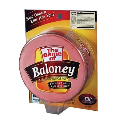 TDC Games The Game of Baloney How Good A Liar Are You Tin Container Ages 8 & Up - Image 1 of 2