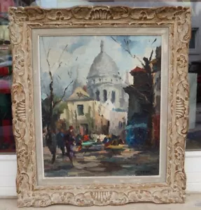 Boris CENIC geb. 1921 Kroatien - Montmartre Künstlermarkt Paris Frankreich - Picture 1 of 11