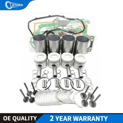 Overhaul Rebuild Kit for Isuzu 4BD1 4BD1T 3.9L Hitachi Excavator ISUZU NPR NQR - Image 1 of 4