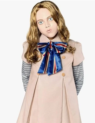 Máscara e peruca M3gan - IA - Megan - Terror - Acessório de fantasia - Tamanho único - Imagem 1 de 2