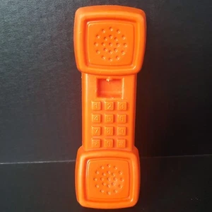 Vintage Fisher Price Fun Food Kitchen Replacement Plastic Red Orange Phone  - Picture 1 of 5