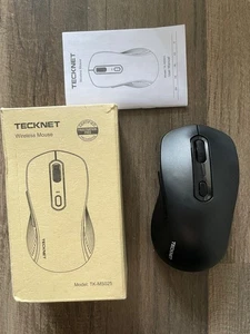 TECKNET - Bluetooth Wireless Mouse - Black TK-MS025-BRAND NEW - Picture 1 of 5