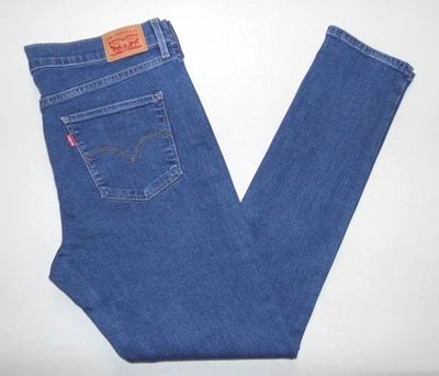LEVI'S - Women's 311 Shaping Skinny Fit Jeans 33"W x 32"L 14/16 Blue Denim - Image 1 of 4