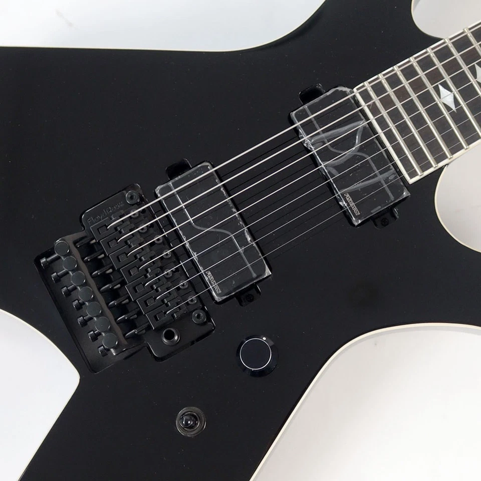 B.C.Rich Translation Warlock Legacy 7 With Floyd Rose Gloss Black String Electri - Image 1 of 4