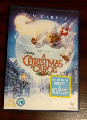 Disney's A Christmas Carol Starring Jim Carrey : Scrooge Movie (DVD, 2010) - Image 1 of 2