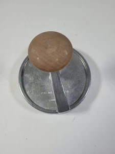 Vintage 1950's Androck Hamburger Press Aluminum Wooden Knob Patent - Picture 1 of 4