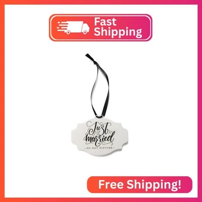 Percha de puerta luna de miel | Recién casado no molestar | Regalo de boda | Zapato de boda Foto 1 de 2