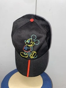 Disney Parks Mütze Mickey Mouse Schwarz Mehrfarbig Neon Cap - Bild 1 von 5