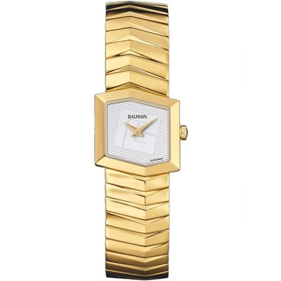 Balmain Taffetas 22.5 毫米白色表盘女士腕表 B46503328 — 第 1/4 张图片